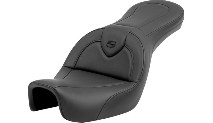 Saddlemen 806-04-187 Roadsofa Seat - without Backrest - Black/Black Stitching