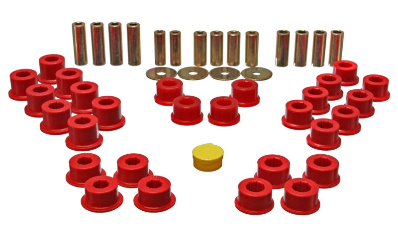 Load image into Gallery viewer, Energy Suspension 11.3106R ES Cntrl Arm Bushings - Red
