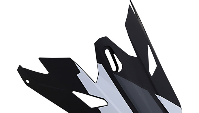 Z1r Visor for Rise Evac Helmets - Black/White