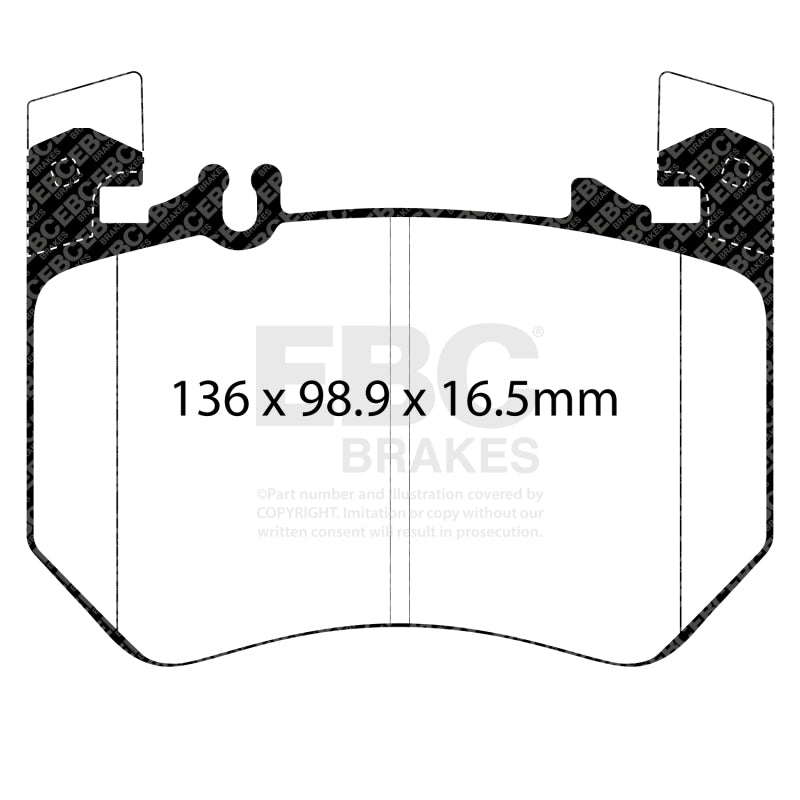 Load image into Gallery viewer, Ebc DP42490R EBC Yellowstuff Brake Pad Sets
