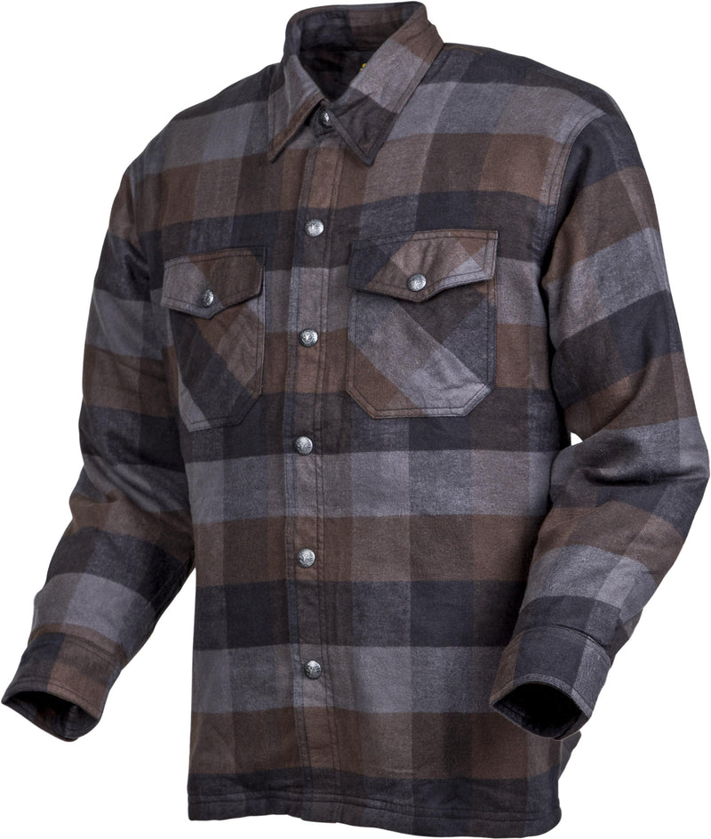 Scorpion Covert Moto Flannel Black/Brown/Gray Black