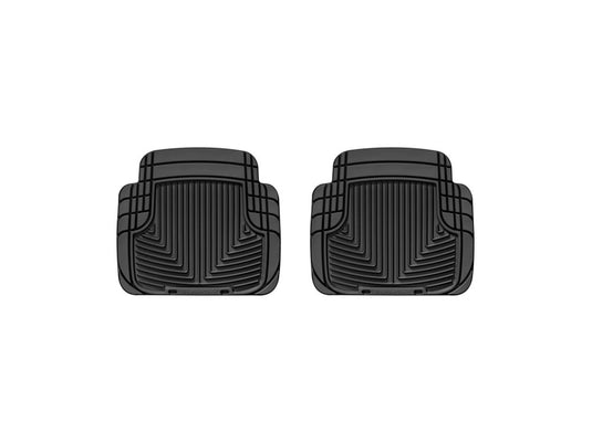 Weathertech W50 WT Rubber Mats - Rear - Blk
