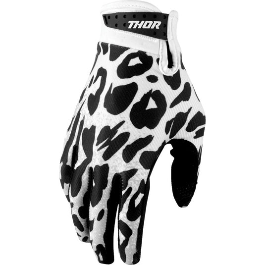 Thor Launchmode Namir Youth Gloves (Small, White/Black)
