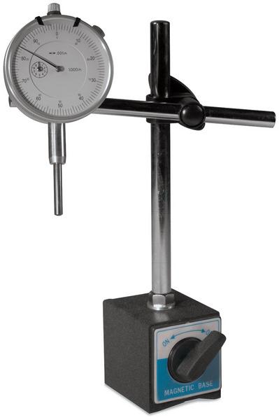 K&L Supply 35-8421 Dial Indicator Gauge with Magnetic Base