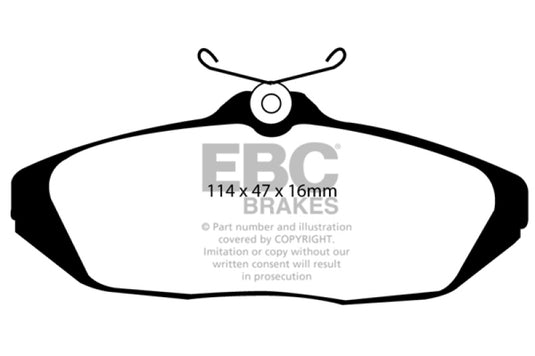 Ebc DP31164C EBC Redstuff Brake Pad Sets