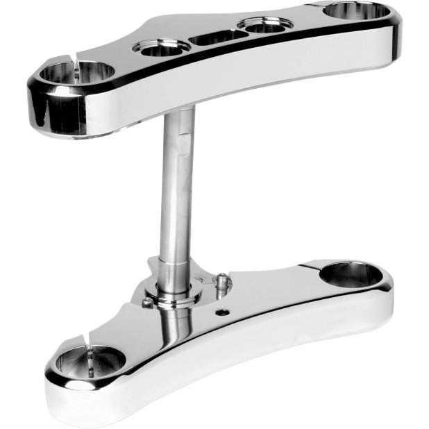 Accutronix TMD349-ESC Elite 49mm Triple Tree - 3 Deg. Rake, Mid Glide - Chrome