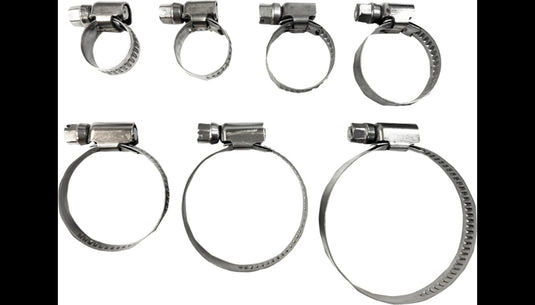 Parts Unlimited 2402-0269 Hose Clamp - Embossed - 16-27mm