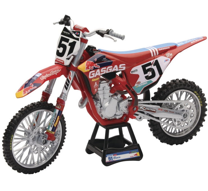 New Ray Toys 58303 1:12 Scale Red Bull Gas Gas - MC 450F Justin Barcia