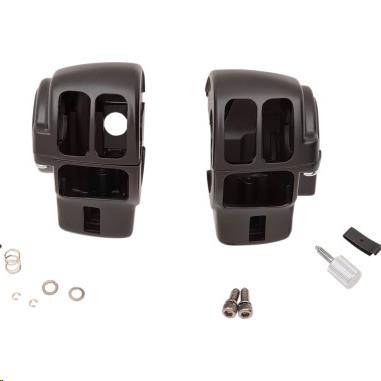 Drag Specialties 0616-0358 Switch Housing Kit - Matte Black