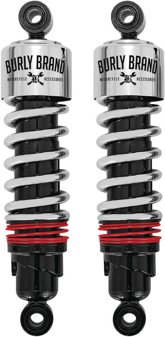 Burly Brand B28-1207 Slammer Plus Shocks - Chrome