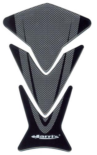 Harris Grips 12970 Puzzle Tank Pad - Black/Gray