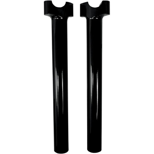 Drag Specialties 0602-0519 1-1/4in. Straight Buffalo Risers - 12in. - Black