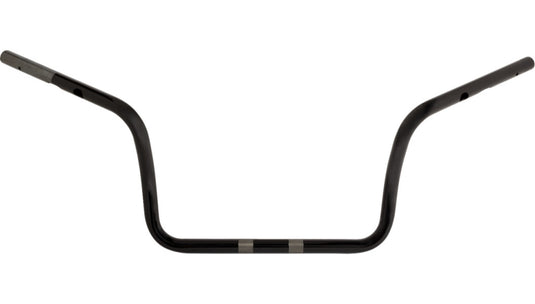 Drag Specialties 0601-6565 1in. Touring Ape Hanger Handlebar - 10in. - Gloss Black