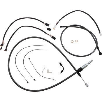 Magnum 4871182 Black Pearl Handlebar Installation Kit for 15in-17in. Ape