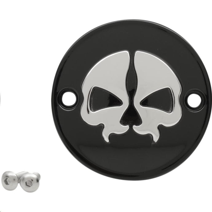Drag Specialties 0940-1744 Split Skull Points Cover - Black