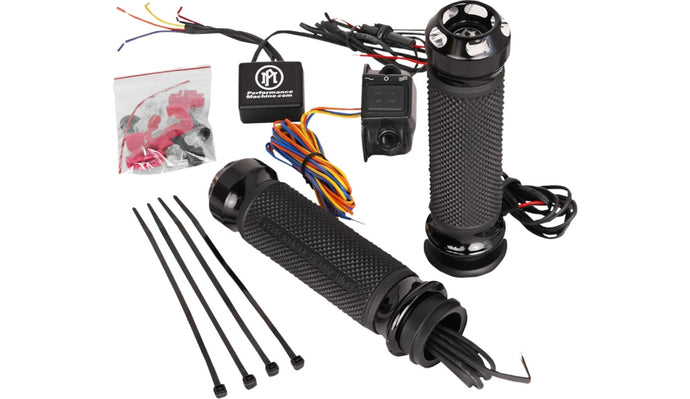 Performance Machine 0063-2093-BM Heated Apex Grip - Contrast Cut