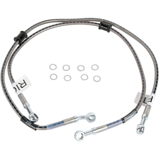 Russell R08470 Cycleflex Brake Line Two-Line Race Kit