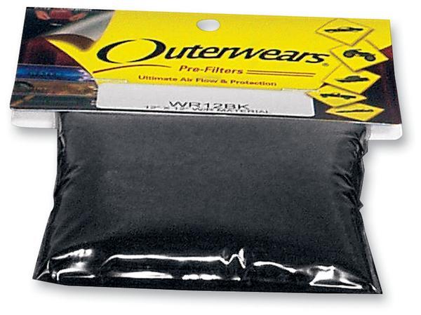 Outerwears WR18BK Pre-Filter Sheet - 18in. x 18in.