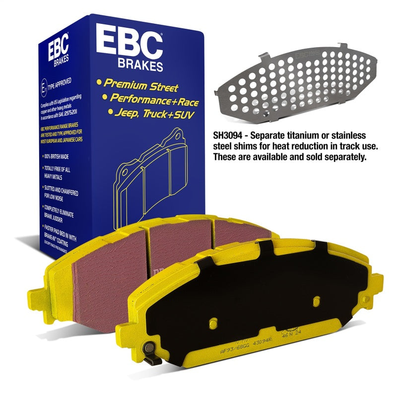 Load image into Gallery viewer, Ebc DP43094R EBC Yellowstuff Brake Pad Sets

