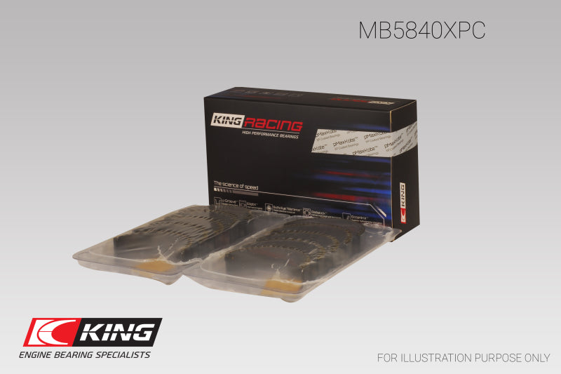 Load image into Gallery viewer, King Engine Bearings MB5840XPC KING Main Bearings
