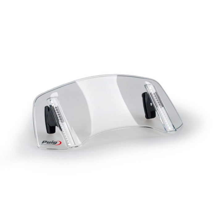 Puig 20763H Multi Adjustable Windshield Deflector - Fixed - Smoke