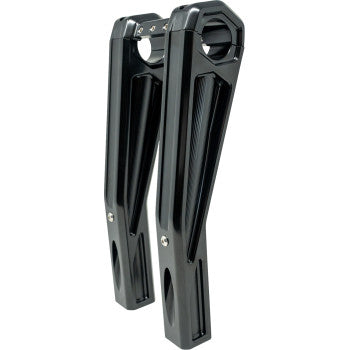 Kodlin KUS55141 Ascent Pro Pullback Riser Kit - 10in. - Gloss Black