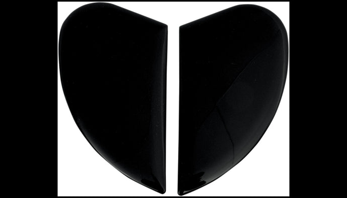 Icon Sideplates for Airframe Pro Helmets - Gloss Black