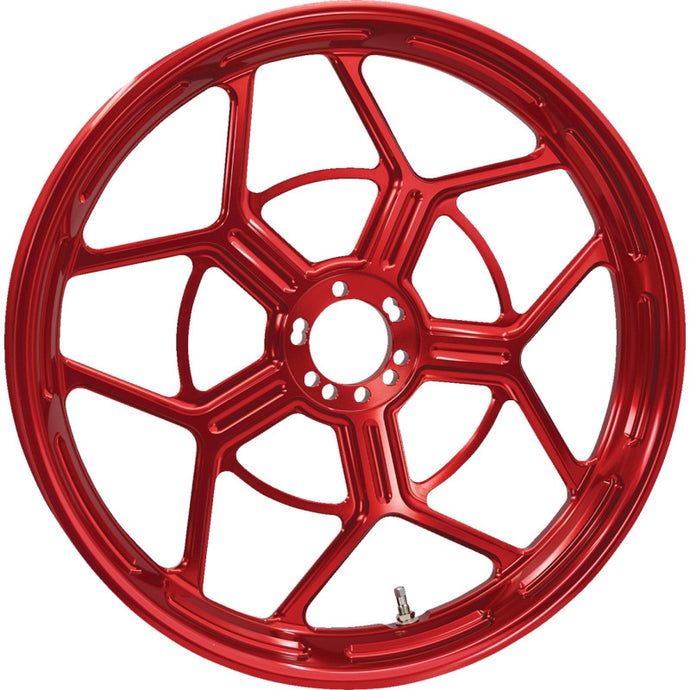Arlen Ness 71-586 Speed-5 Forged Wheel - 18x5.5 - Red