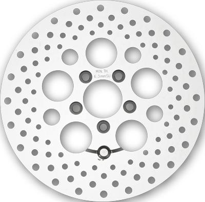 Harddrive 11-063 Touring Rear Brake Rotor - 11.8in. - Polished