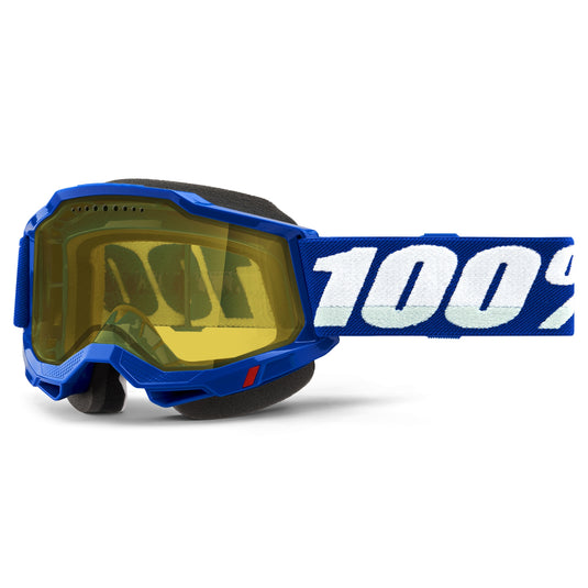 100% Accuri 2 Snowmobile Goggles (One Size Fits Most, Blue)