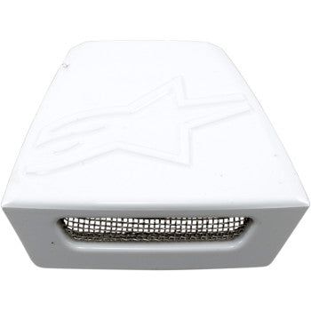 Alpinestars Rear Vent Frame for S-M10/S-M8 Supertech Helmets - Gloss White