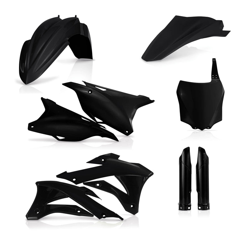Acerbis 2374110001 Full Plastic Kit - Black