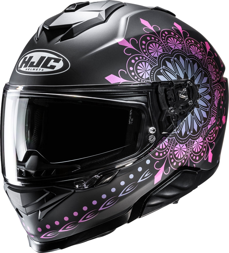 Load image into Gallery viewer, Hjc i71 Niel Helmet (Large, Black/Pink/Purple)
