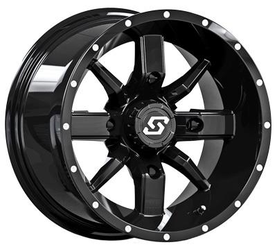 Sedona A88B-41011-55S Hollow Point Wheel - 14x10 - 5+5 Offset - 4/110 12mm Tapered Lug
