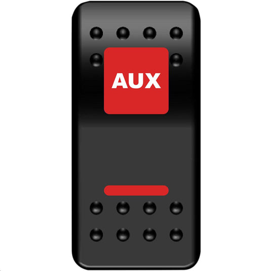 Moose Utility AUX-PWR-R Auxiliary Rocker Switch