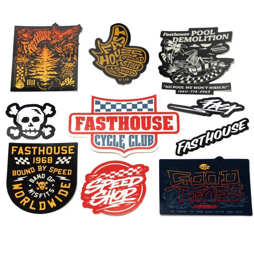 Fasthouse 3217-9090-00 Spring '25 Decal - 10 Pack