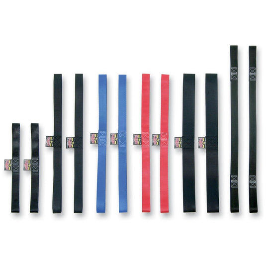 Powertye 42122 1in Soft-Tye/Extensions - Black - 1in x 12in