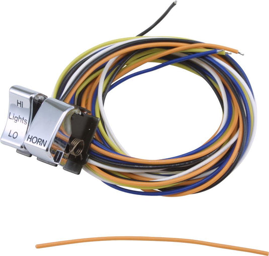 Harddrive 85109 Turn Signal Switch Assembly - Left - Chrome