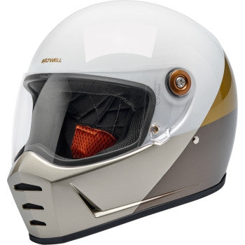 Load image into Gallery viewer, Biltwell Inc. Lane Splitter Intersection Helmet (Small, Gold/Silver)
