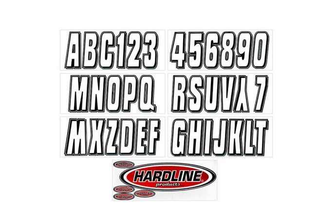 Hardline SIBLK320 HRL Registration Letters