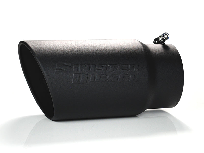 Load image into Gallery viewer, Sinister Diesel SD-5-6-BLK SIN Exhaust Tips
