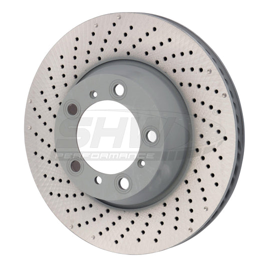 Shw Performance PRL31124 SHW Drilled-Dimpled MB Rotors