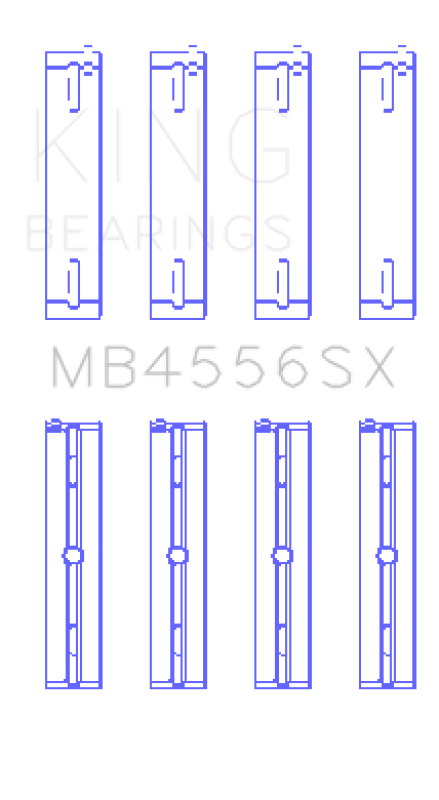 Load image into Gallery viewer, King Engine Bearings MB4556SX0.25 KING Main Bearings
