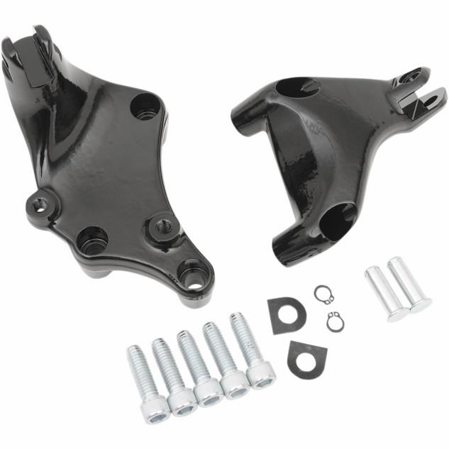 Drag Specialties 1620-1318 Passenger Footpeg Mount Kit - Black