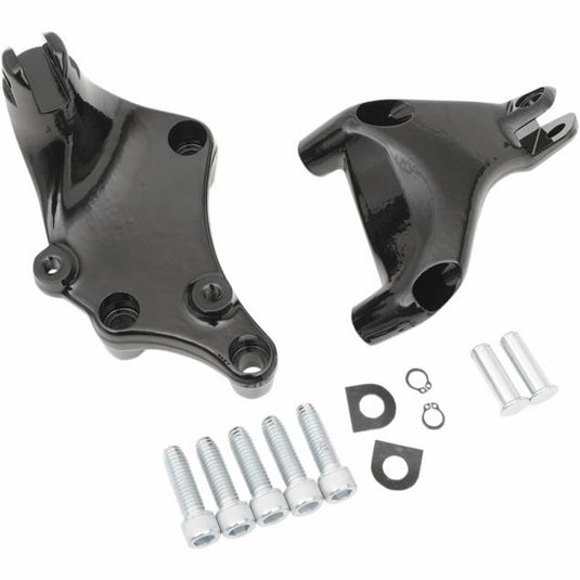 Drag Specialties 1620-1318 Passenger Footpeg Mount Kit - Black
