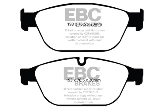 Ebc DP42087R EBC Yellowstuff Brake Pad Sets