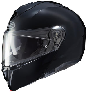 HJC i90 Solid Snow Helmet with Electric Shield Solid Black Black
