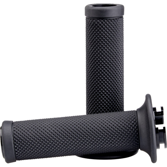 Biltwell Inc. 6605-201-78 Alumicore Throttle-By-Wire Grip Set - 7/8In - Black
