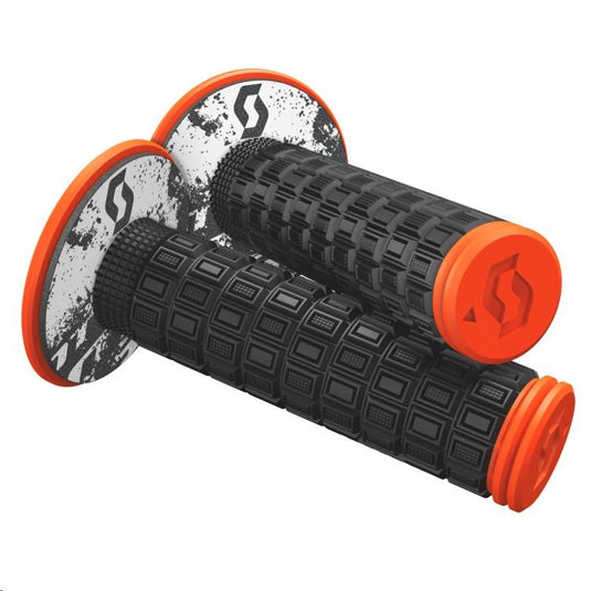 Scott Usa 269305-5039 Mellow ATV Grips - Black/Neon Orange