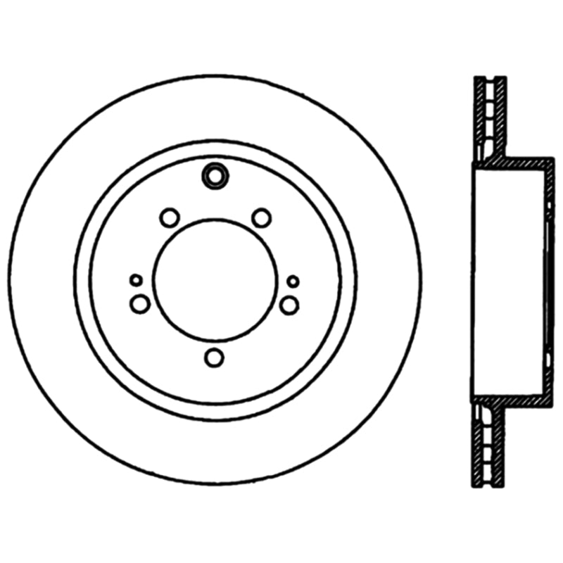 Load image into Gallery viewer, Stoptech 125.46065CRY ST Premium Carbon Brake Rotors
